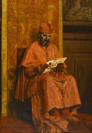 Le Cardinal by Jean-Paul Laurens Oil Painting