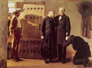 Les Derniers moments de Maximilien, Empereur du Mexique by Jean-Paul Laurens - Oil Painting Reproduction
