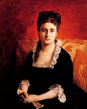 Portrait de Femme painting by Jean-Paul Laurens