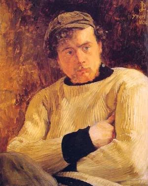Portrait de Jean-Pierre Laurens by Jean-Paul Laurens - Oil Painting Reproduction
