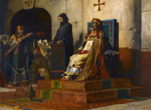 The Judgment Of Pope Formosa by Jean-Paul Laurens Oil Painting