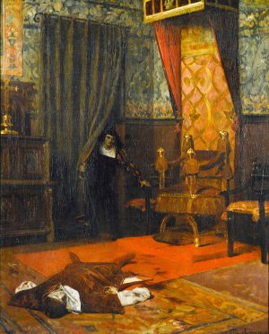 Une victime des Borgia by Jean-Paul Laurens Oil Painting