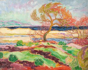 Paysage du Midi by Jean Peske Oil Painting