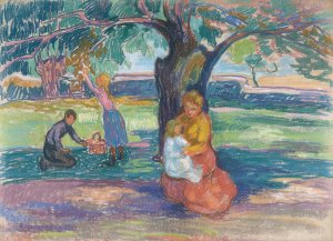 The Harvest by Jean Peske Oil Painting