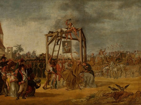 Main Product Photo of Hanging the traitors  Painting by Jean Pierre Norblin