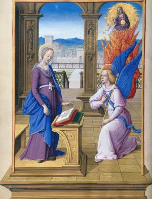 Livre d'heures d'Henri VIII d'Angleterre by Jean Poyer Oil Painting