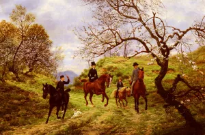 Partie De Campagne by Jean Richard Goubie Oil Painting