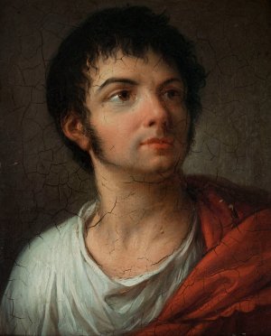 Augustin Cheron by Jean-Simon Berthelemy Oil Painting