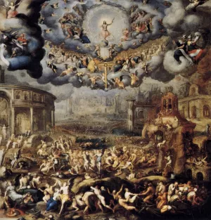 Last Judgment by Jean The Younger Cousin - Oil Painting Reproduction