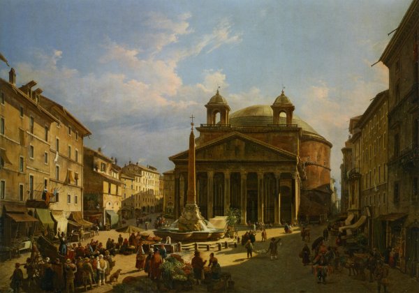 Main Product Photo of The Pantheon - Rome Painting by Jean Victor Louis Faure