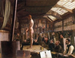 Bouguereau's Atelier at the Acadeemie Julian, Paris