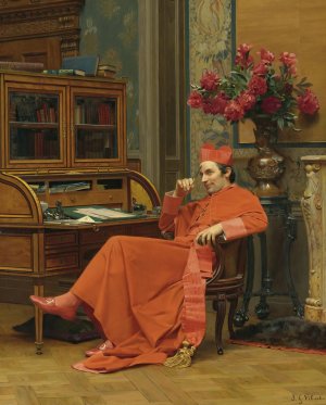 Eureka by Jehan Georges Vibert Oil Painting