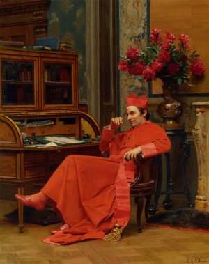 Eureka by Jehan Georges Vibert Oil Painting