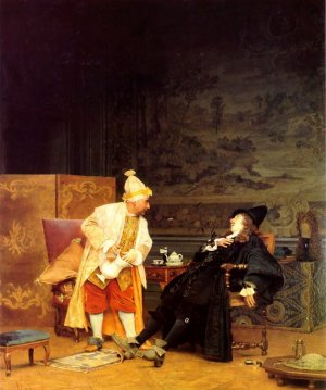 The Sick Doctor by Jehan Georges Vibert Oil Painting
