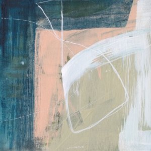Bubblegum Pop VI by Jennifer Goldberger Oil Painting