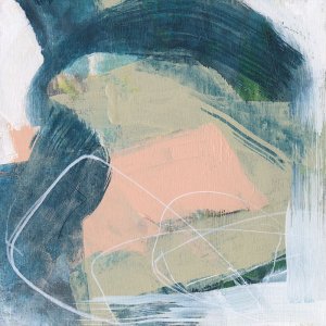 Bubblegum Pop VII by Jennifer Goldberger Oil Painting