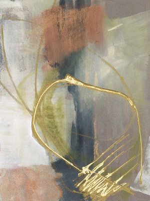 Burnished Loops I by Jennifer Goldberger Oil Painting