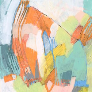Candied Sherbet I Oil painting by Jennifer Goldberger