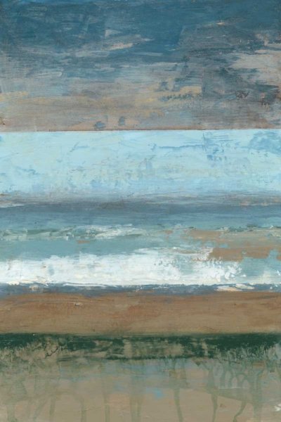 Coastal Abstract I by Jennifer Goldberger - Hand-Painted Oil Painting Reproduction