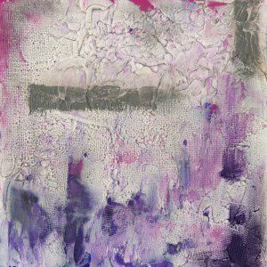 Dusty Violet I by Jennifer Goldberger Oil Painting