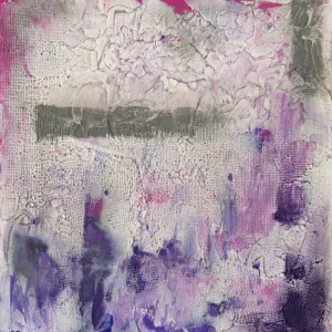Dusty Violet I by Jennifer Goldberger Oil Painting