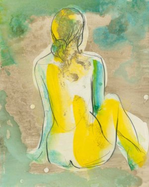 Figure in Relief I by Jennifer Goldberger Oil Painting
