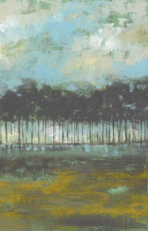 Golden Field II by Jennifer Goldberger Oil Painting