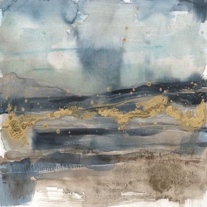 Golden Light on the Horizon I Oil painting by Jennifer Goldberger
