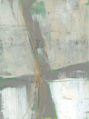 Golden Weave I by Jennifer Goldberger Oil Painting