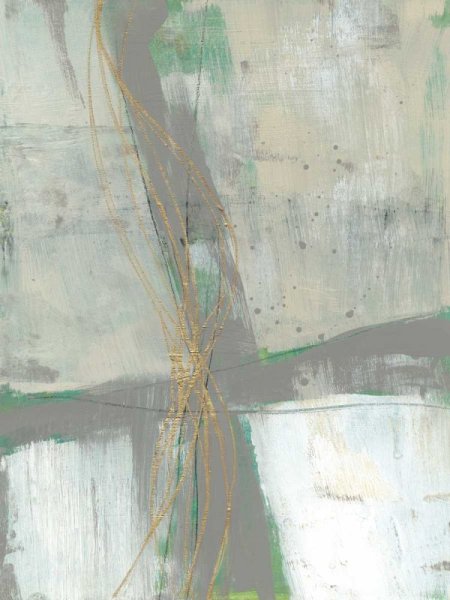 Golden Weave I by Jennifer Goldberger - Hand-Painted Oil Painting Reproduction