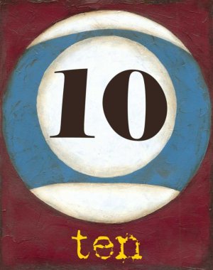 Graphic Pool X by Jennifer Goldberger Oil Painting