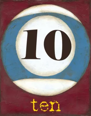 Graphic Pool X Oil Painting by Jennifer Goldberger - Contemporary