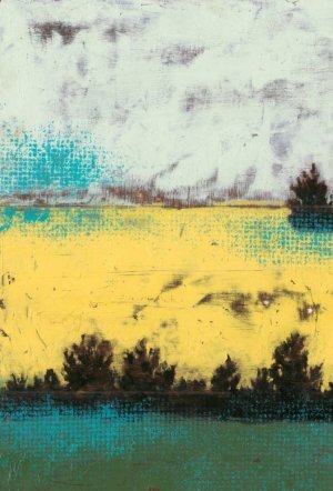 Hedges I Oil painting by Jennifer Goldberger