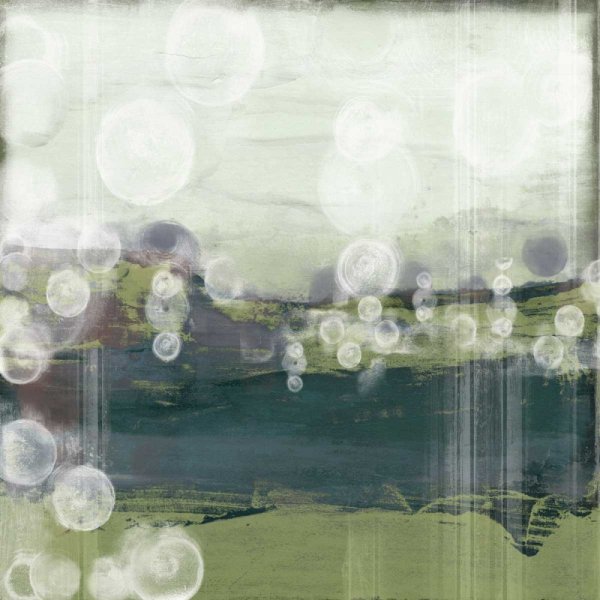 Horizon Spheres II by Jennifer Goldberger - Hand-Painted Oil Painting Reproduction