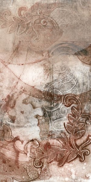 Layered Filigree II by Jennifer Goldberger Oil Painting