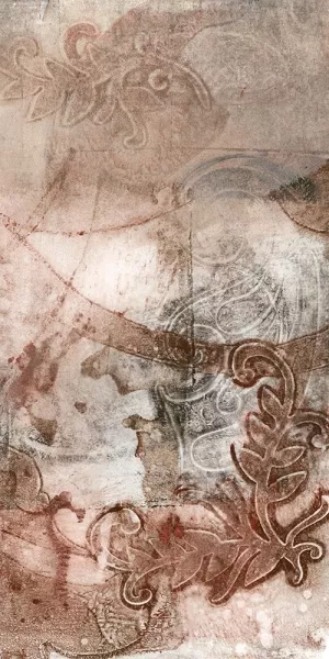 Layered Filigree II Oil Painting by Jennifer Goldberger - Contemporary