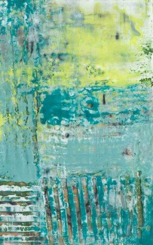 Linear Texture II Oil painting by Jennifer Goldberger
