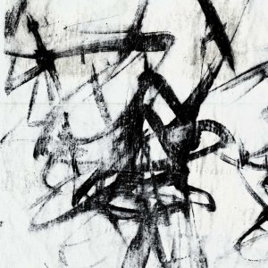 Monotype Scribble I by Jennifer Goldberger Oil Painting