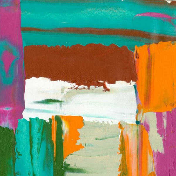 Neon City IV by Jennifer Goldberger - Hand-Painted Oil Painting Reproduction