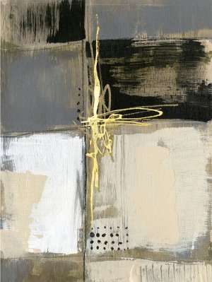 Neutral Divisions III by Jennifer Goldberger Oil Painting