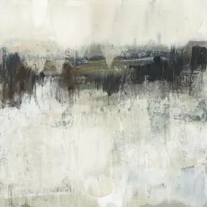 Neutral Horizon Line I by Jennifer Goldberger Oil Painting