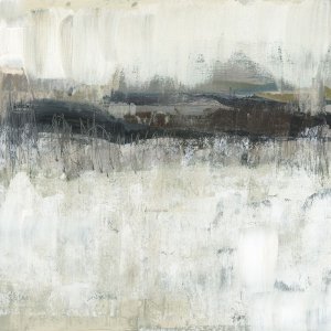 Neutral Horizon Line II by Jennifer Goldberger Oil Painting