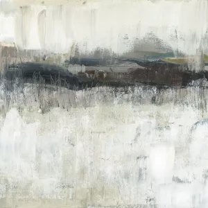 Neutral Horizon Line II by Jennifer Goldberger Oil Painting