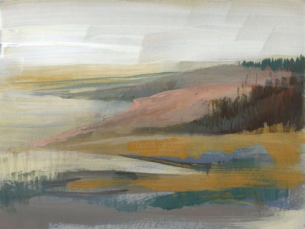 Northwest Cove II by Jennifer Goldberger - Hand-Painted Oil Painting Reproduction