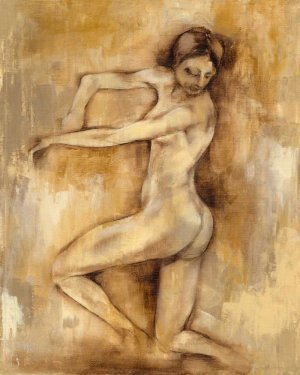 Nude Figure Study III by Jennifer Goldberger Oil Painting