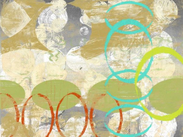 Main Product Photo of Oculus Orbs I Painting by Jennifer Goldberger