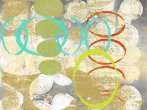 Oculus Orbs II by Jennifer Goldberger Oil Painting