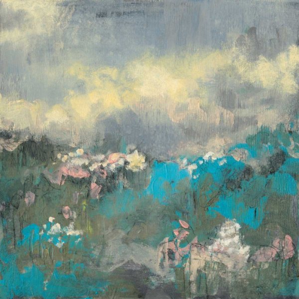 Painterly Field I by Jennifer Goldberger - Hand-Painted Oil Painting Reproduction