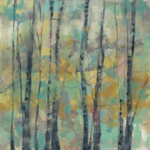 Pastel Arbor II Oil painting by Jennifer Goldberger