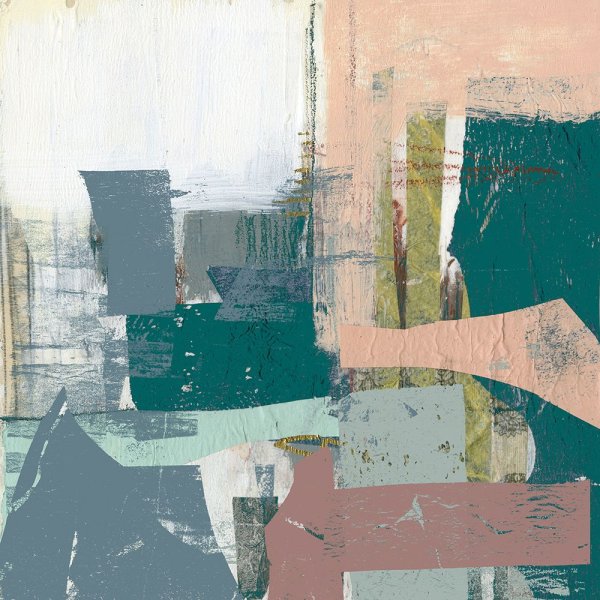 Pastel Collage II by Jennifer Goldberger - Hand-Painted Oil Painting Reproduction